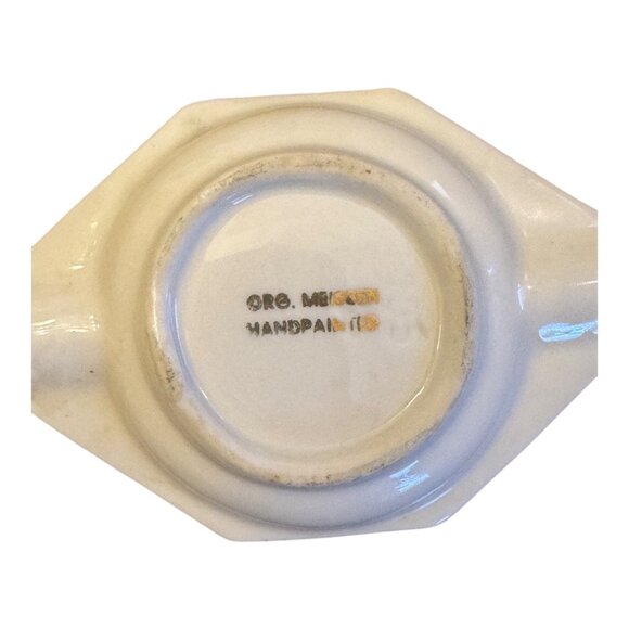 GRO. Meissen Set Of 4 Vintage Dragon Porcelain Ashtrays Handpainted Gold Trim Ja - Picture 5 of 12